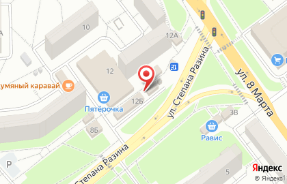 Львенок на Степана Разина на карте