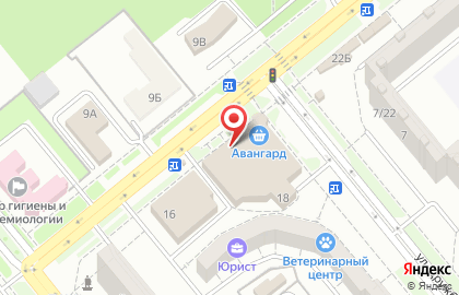 Магазин Хозяюшка на улице Маршала Кошевого на карте