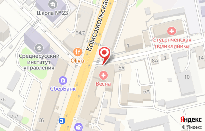 Сток-центр Орлёнок на карте