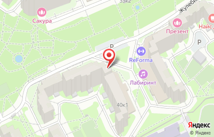 Территориальный центр социального обслуживания Жулебино на Жулебинском бульваре на карте