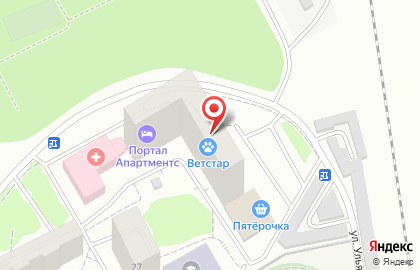 Сеть водоматов Айсберг на улице Ульяновых на карте