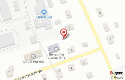 Оричевская вечерняя школа на карте