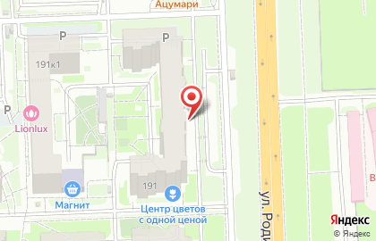 Первая мебельная фабрика в Нижегородском районе на карте