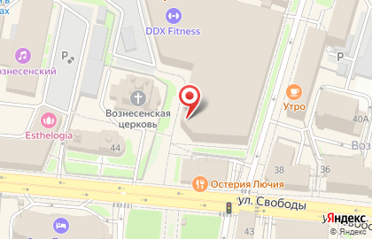 Кофейня Starbucks на улице Победы на карте
