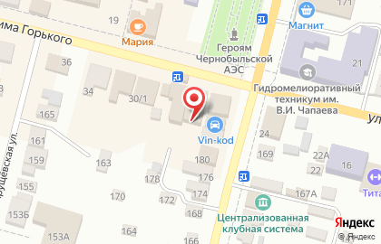Жар-Пицца на улице М.Горького на карте