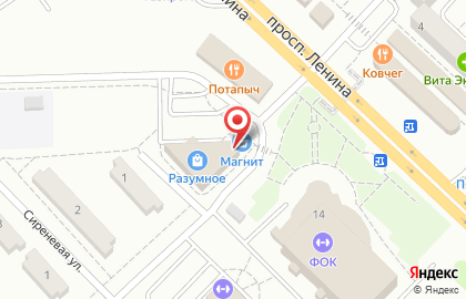 Магазин одной цены Fix Price на проспекте Ленина на карте