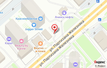 Рекламные щиты (6*3), Советский район, Ориентир-М на улице Партизана Железняка на карте