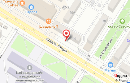 ОАО Плюс Банк на улице Мира на карте