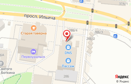 Супермаркет Кировский на проспекте Ильича, 28в в Первоуральске на карте