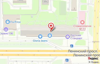 Togas на Ленинском проспекте на карте