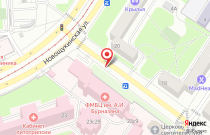 Киоск печатной продукции Медиа-Селект на улице Маршала Новикова на карте