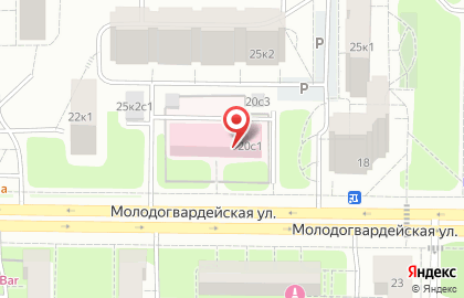 Городская поликлиника №195 на Молодогвардейской улице, 20 на карте