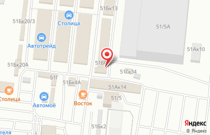 Закусочная на ул. Петухова, 51Б к8 на карте
