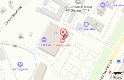 Медицинский центр Ремедиум на Комсомольской улице на карте