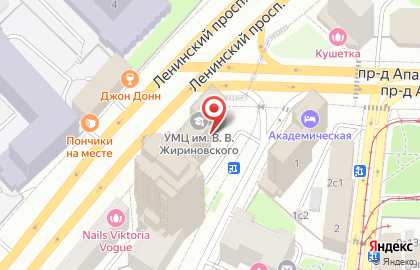 Лазерпоинт на Октябрьской на карте