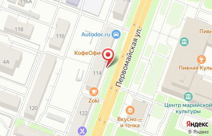 Туристическое агентство Путевка маркет на Первомайской улице на карте