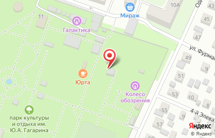Киоск по продаже фастфудной продукции на улице Фурманова на карте