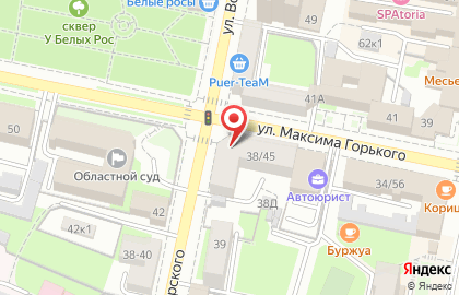 Многопрофильная фирма на улице Максима Горького на карте