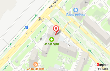 Магазин косметики и парфюмерии на ул. Кривенкова, 19 на карте