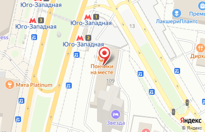 Библиотека №214 им. Ю.А. Гагарина на проспекте Вернадского на карте