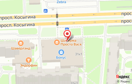 Мебельный магазин Фокус в Красногвардейском районе на карте