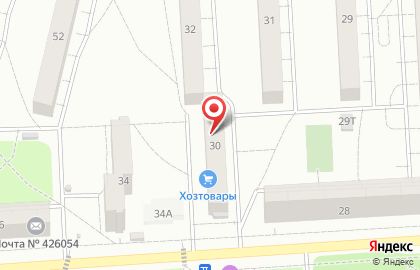 Банкомат Быстробанк в Ижевске на карте