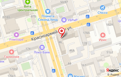 Ресторан Донская чаша на Ворошиловском проспекте на карте
