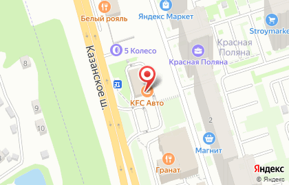 Ресторан быстрого питания KFC в Нижегородском районе на карте