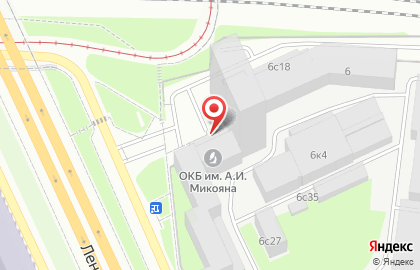 Рск миг иц окб им. А.н. Микояна на карте