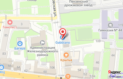 Салон Жан Поль в Железнодорожном районе на карте