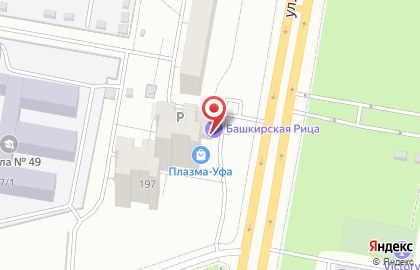 Уфимский трубный завод на улице Менделеева на карте