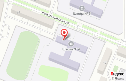 Средняя общеобразовательная школа №4, г. Новочебоксарск на карте