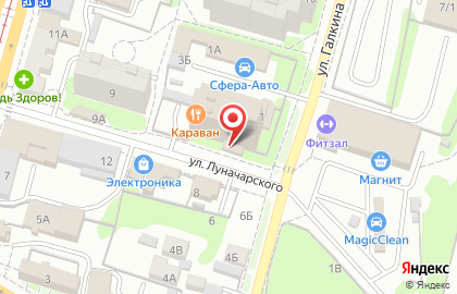 Группа компаний Навигатор-тула на улице Луначарского на карте