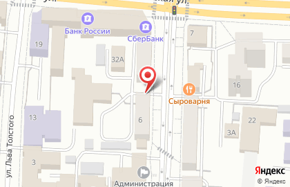 Магазин продуктов в Саранске на карте