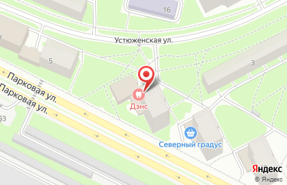 Стоматология Дэнс на карте
