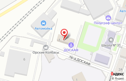 Автошкола ДОСААФ России в проезде ДОСААФ на карте