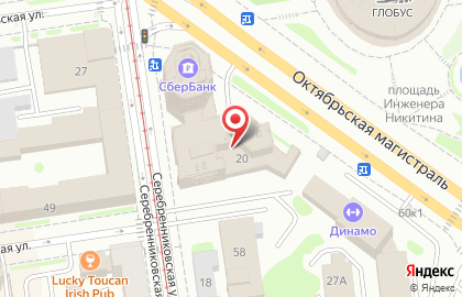 Банкомат Сбербанк России на Серебренниковской улице на карте