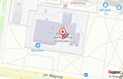 Школа танцев Ювента в Автозаводском районе на карте