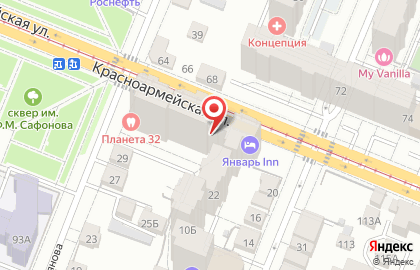 Магазин Пивное место на Красноармейской улице на карте