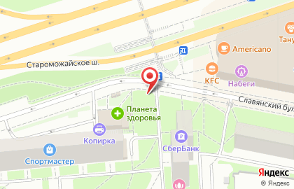 Гослото, Всероссийская государственная лотерея на Славянском бульваре на карте
