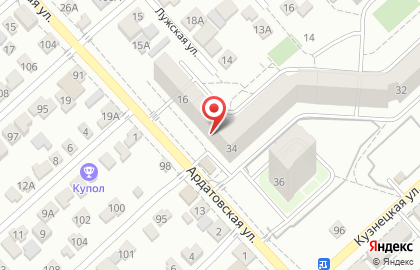 Парикмахерская Миледи в Ворошиловском районе на карте