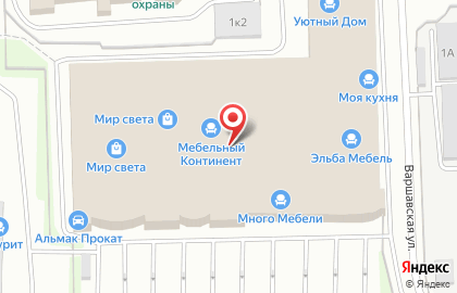 Магазин мебели для кухни Многостолов на Варшавской улице на карте