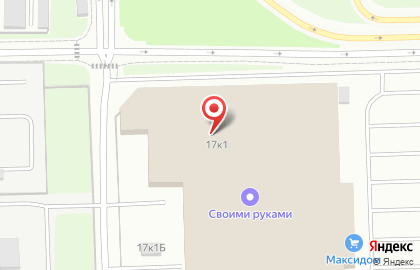 Гипермаркет Максидом на Пулковском шоссе на карте
