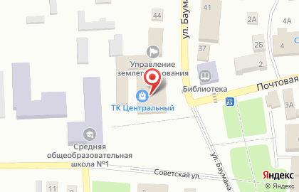 Офис продаж Билайн на улице Баумана на карте