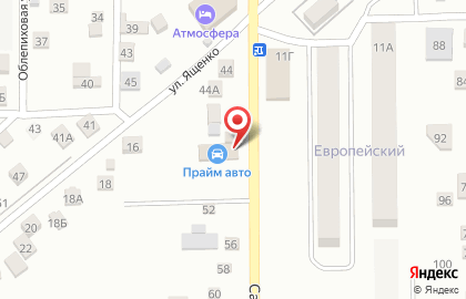 Продуктовый магазин в Ростове-на-Дону на карте