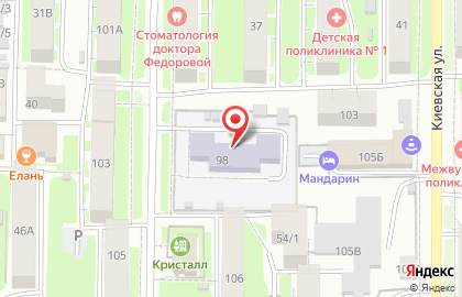 Детский сад комбинированного вида №60 на карте