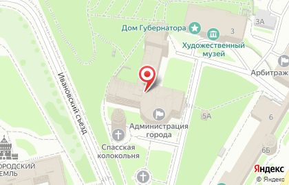 Департамент Архитектуры и Градостроительства в Нижегородском районе на карте