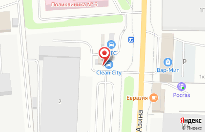 Автомойка Clean City на карте