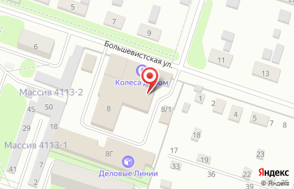 ИП Конин С.В. на Большевистской улице на карте