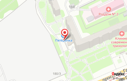 Супермаркет Пятёрочка в Красноярске на карте